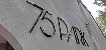 3/4" thick painted acrylic letters
