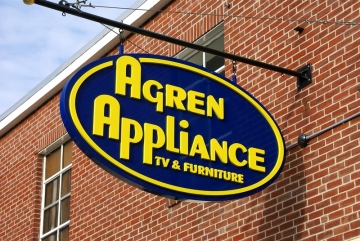 dimensional sign for agren appliance of Auburn, Maine