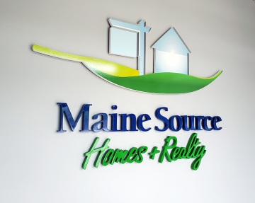 3/4" thick pvc letters and logo with stand-off wall mounting