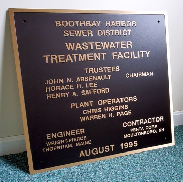 bronze_plaque_Boothbay_Harbor_Sewer_District