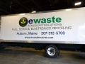 Truck lettering for e-waste of Auburn, Maine