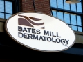 dimensional HDU sign for bates-mill-dermatology of Lewiston, Maine