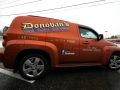truck lettering for donovan auto of Greene, Maine