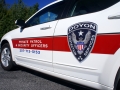 car lettering for Doyon Security of Auburn, Maine