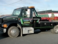tow truck lettering for stans-towing of Auburn, Maine